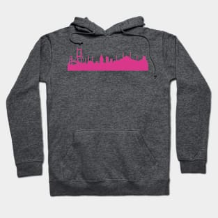 Istanbul skyline pink Hoodie